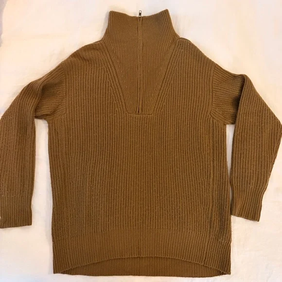 Nili Lotan Quarter Zip Cashmere Sweater XS/S - Picture 2 of 6